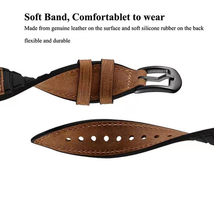 Silicone Leather Vintage Strap