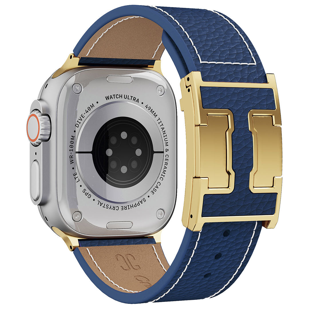 Lychee Leather Band For Apple Watch