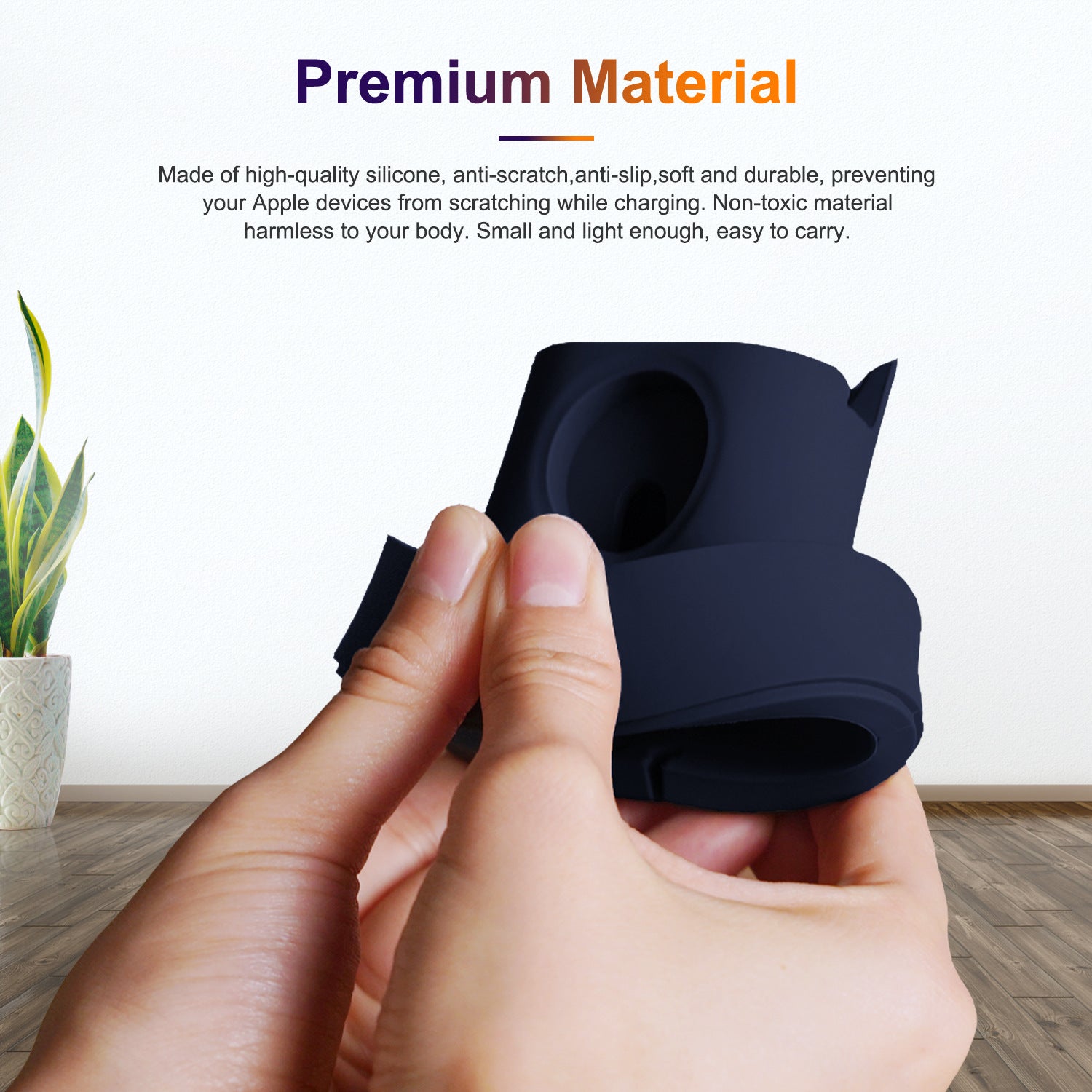 Dual Device Silicone Charging Stand