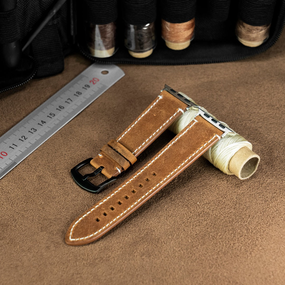 Luxury Vintage Leather Strap