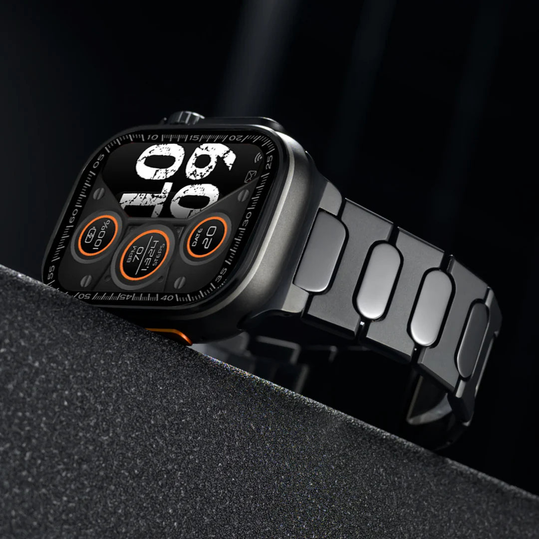 Titanium Magnetic Buckle Band For Apple Watch LUX99