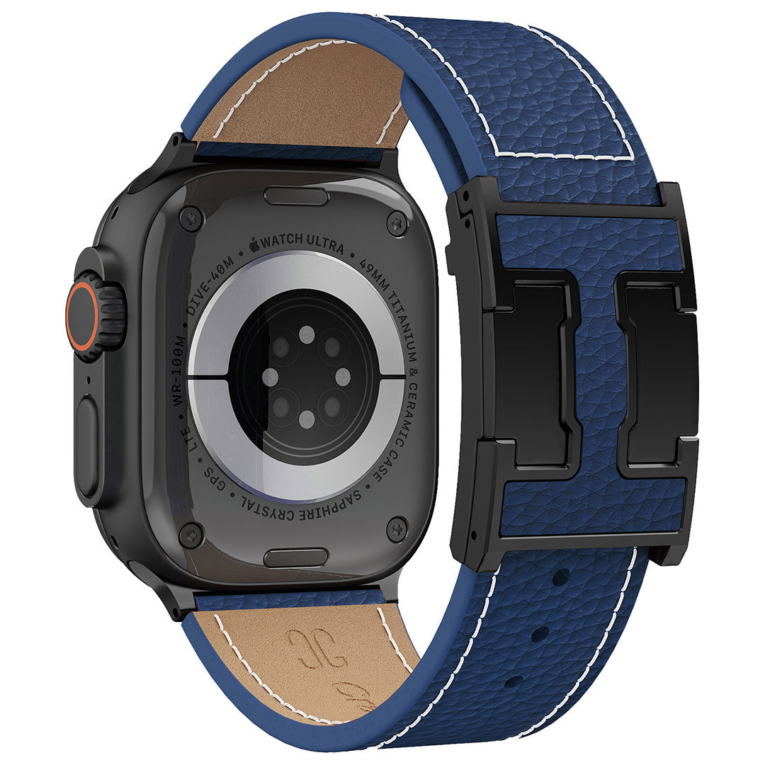 Lychee Leather Band For Apple Watch