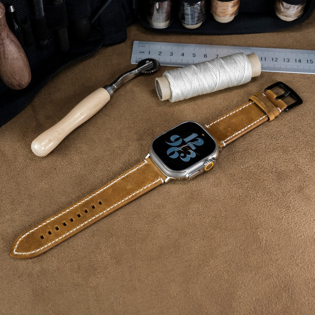 Luxury Vintage Leather Strap