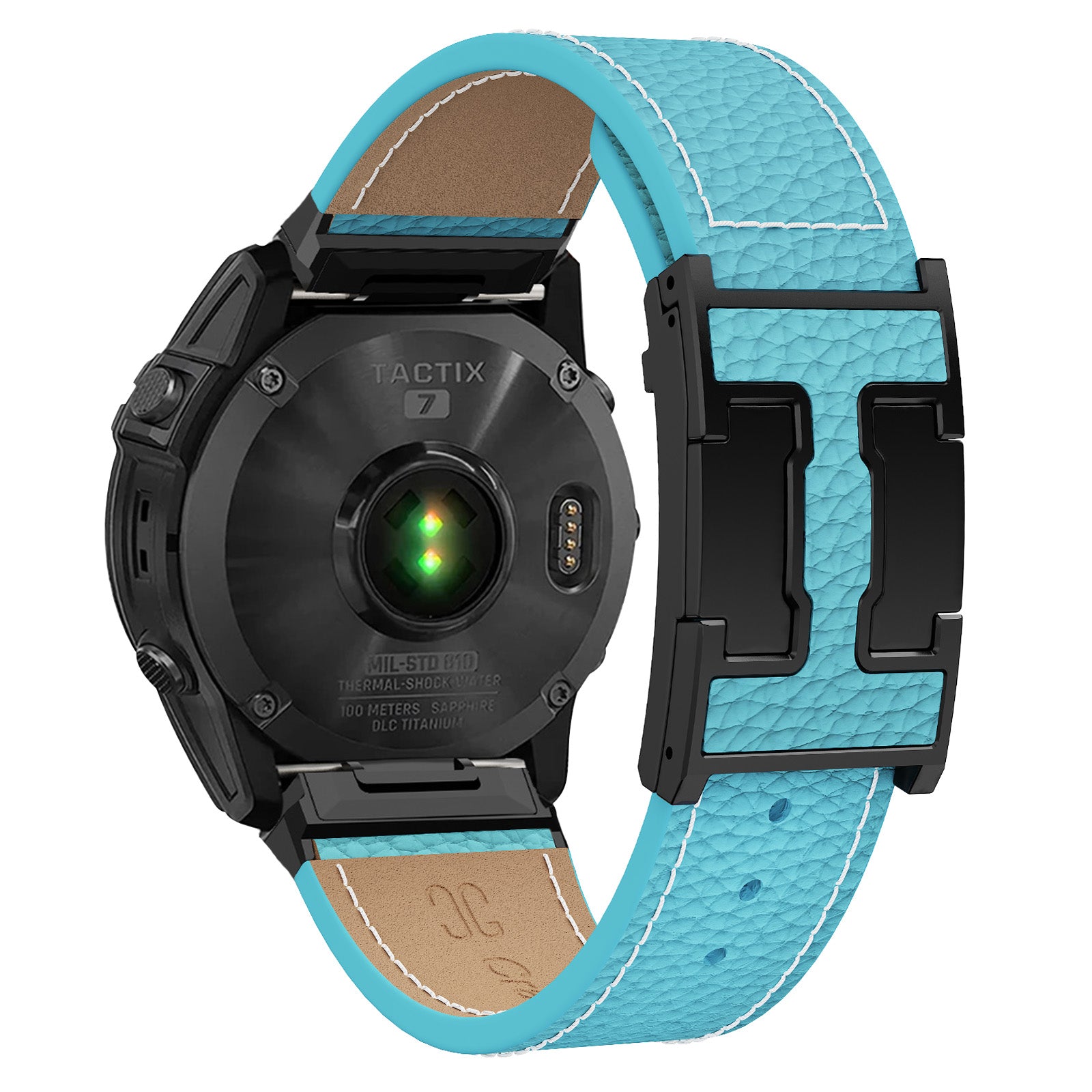 Pebbled Leather Holiday Band for Garmin Watch