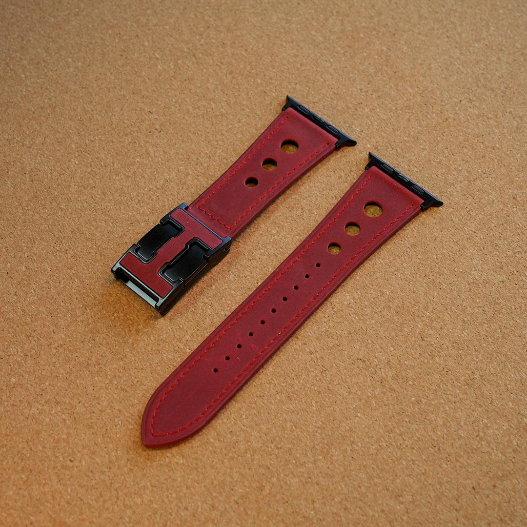 Holiday Cave Leather Band For Apple Watch