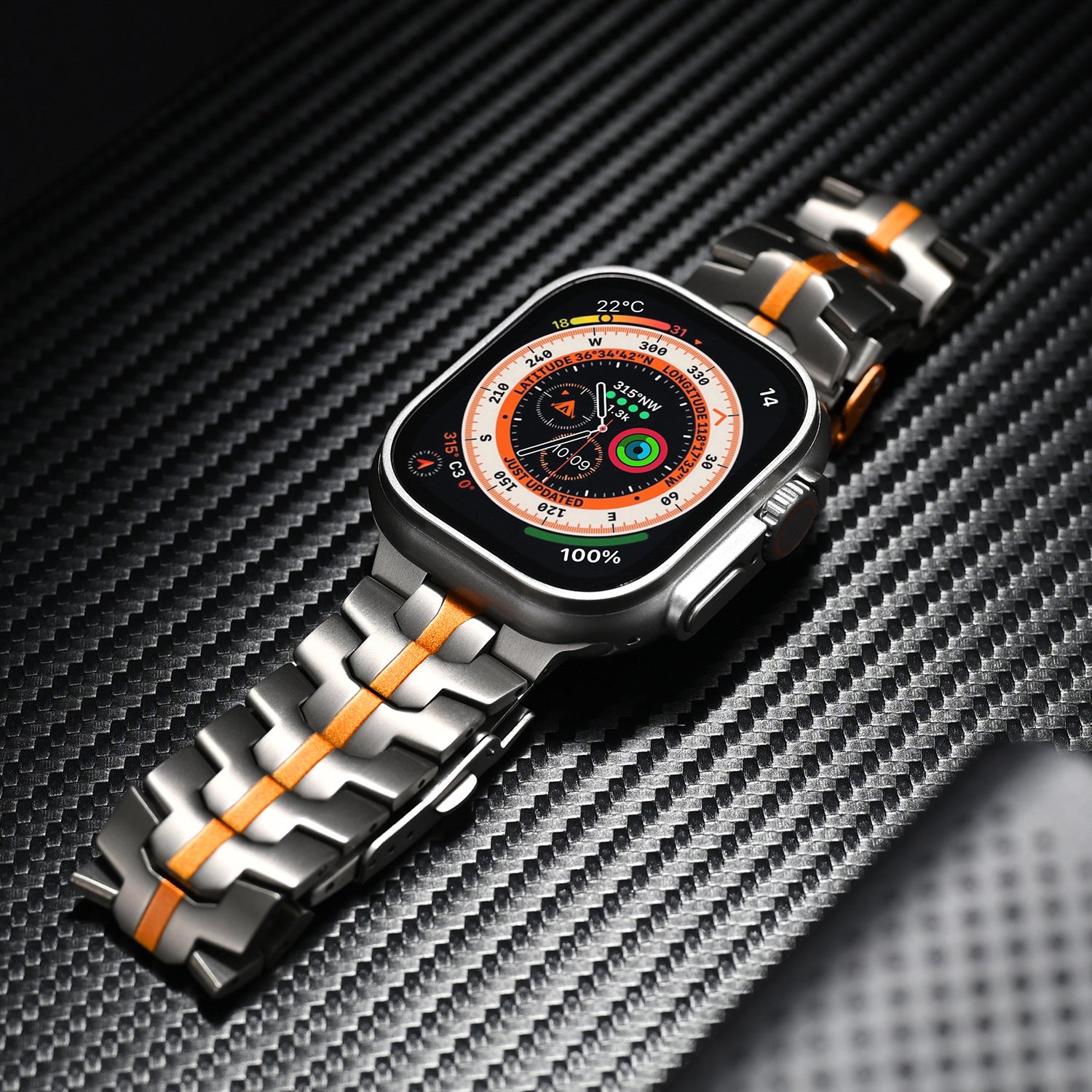 Time Wheel Titanium Band LUX15