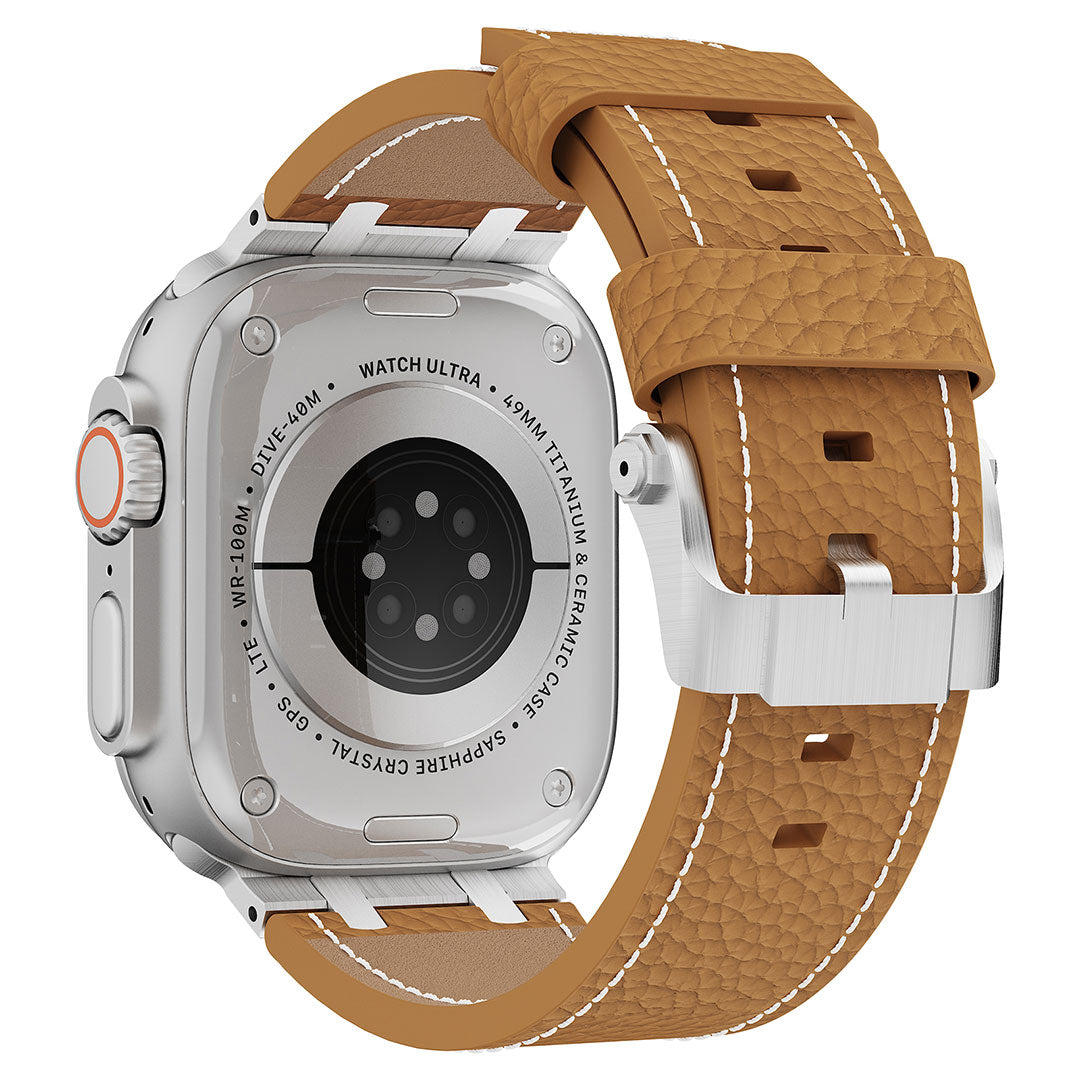 AP Lychee Leather Band For Apple Watch