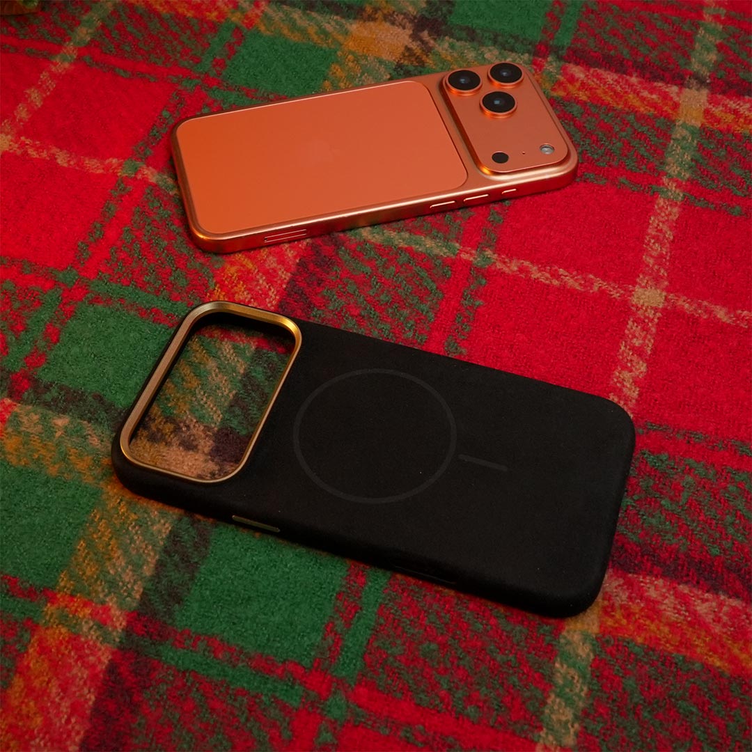 Fireside Glow Suede Magsafe iPhone Case