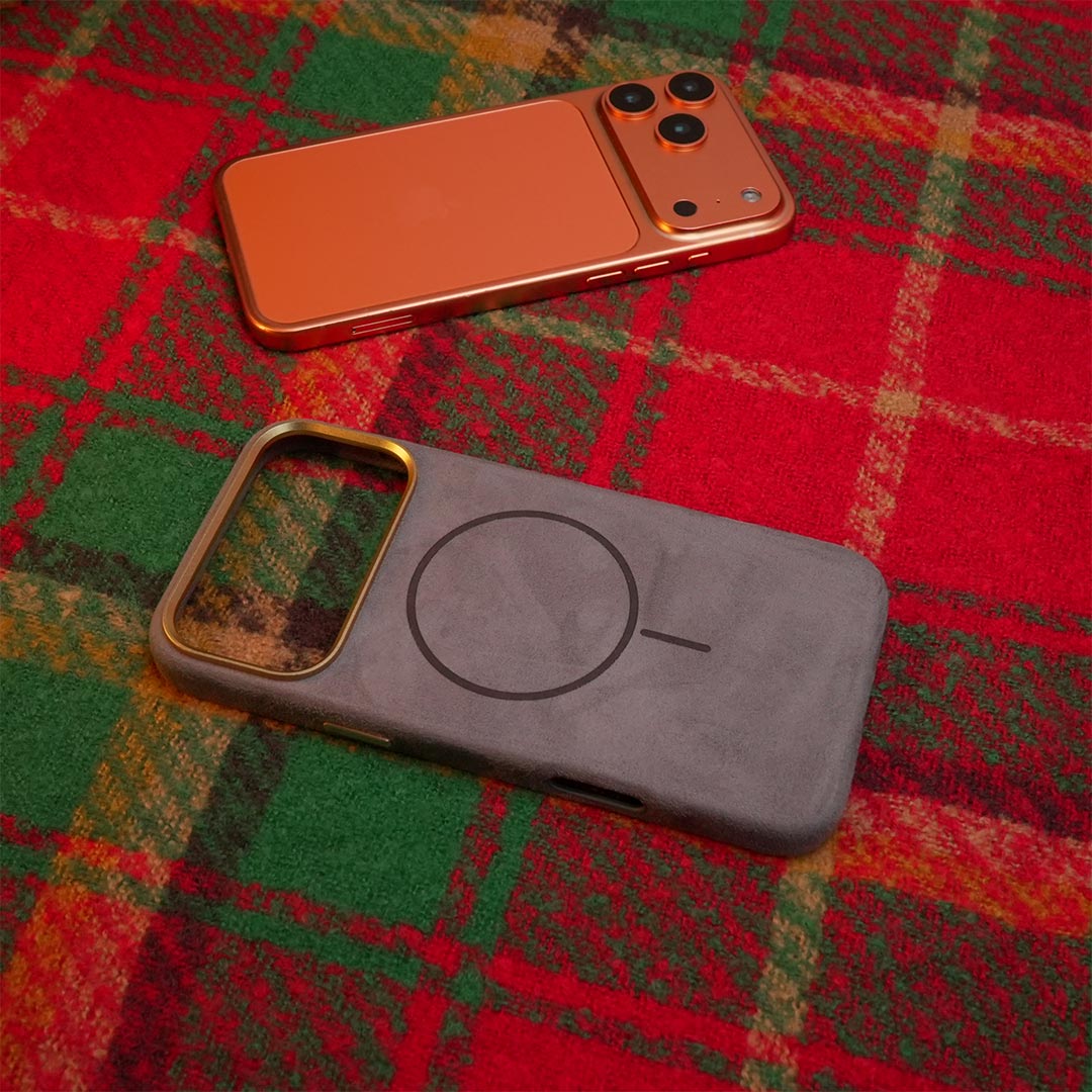 Fireside Glow Suede Magsafe iPhone Case