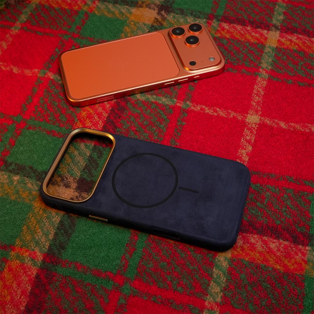 Fireside Glow Suede Magsafe iPhone Case