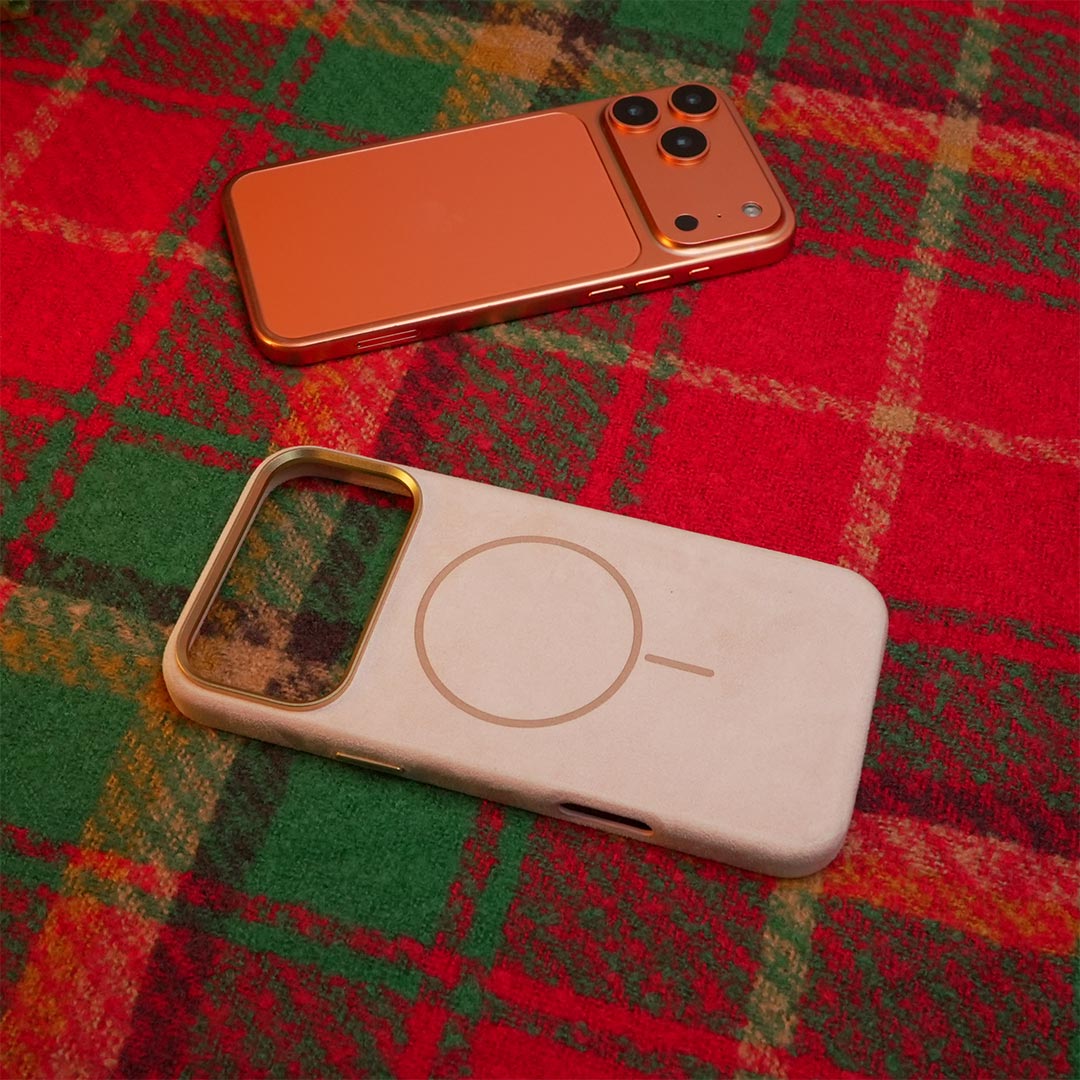 Fireside Glow Suede Magsafe iPhone Case