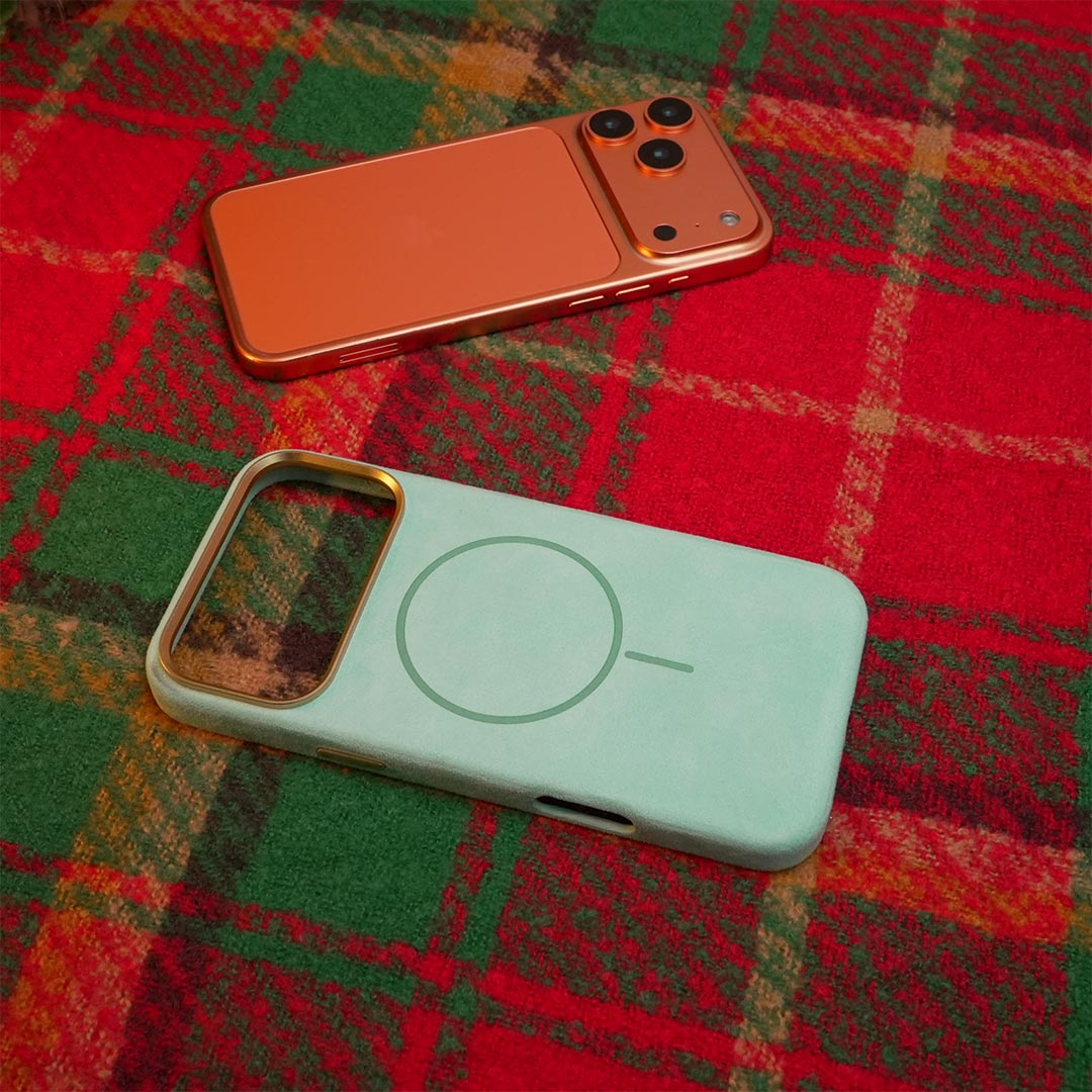Fireside Glow Suede Magsafe iPhone Case