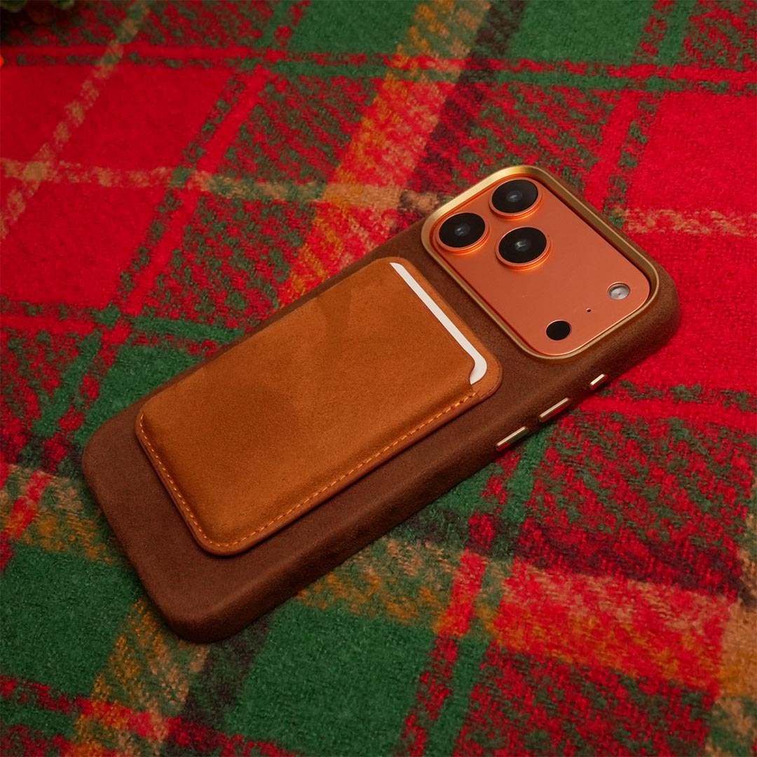 Fireside Glow Suede Magsafe iPhone Case