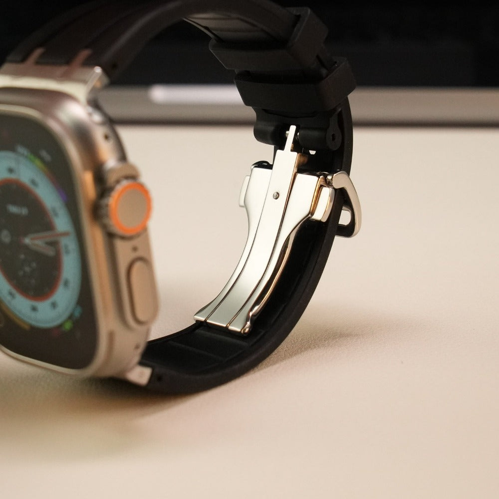 Luxury AP Folding Buckle Silicone Strap