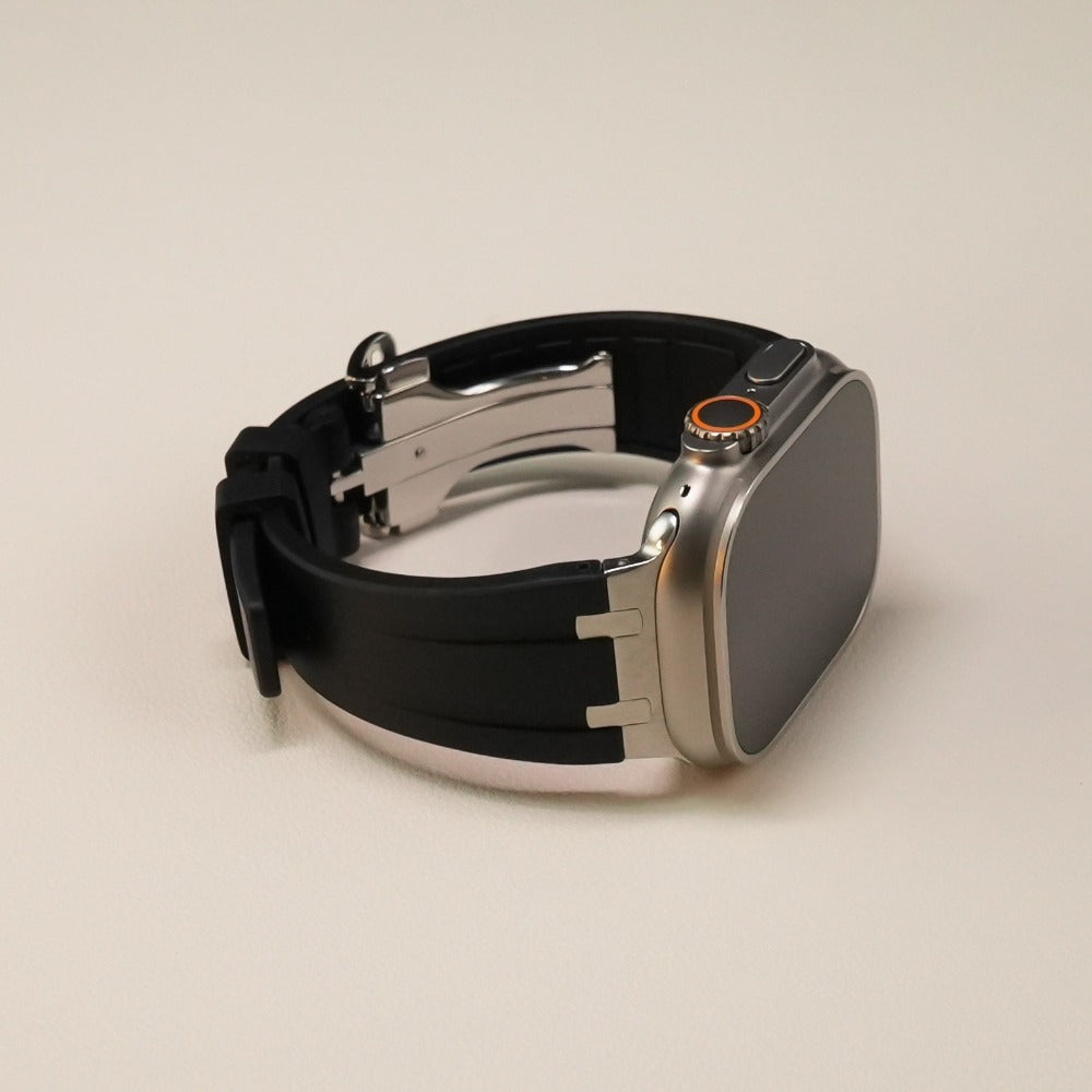 Luxury AP Folding Buckle Silicone Strap