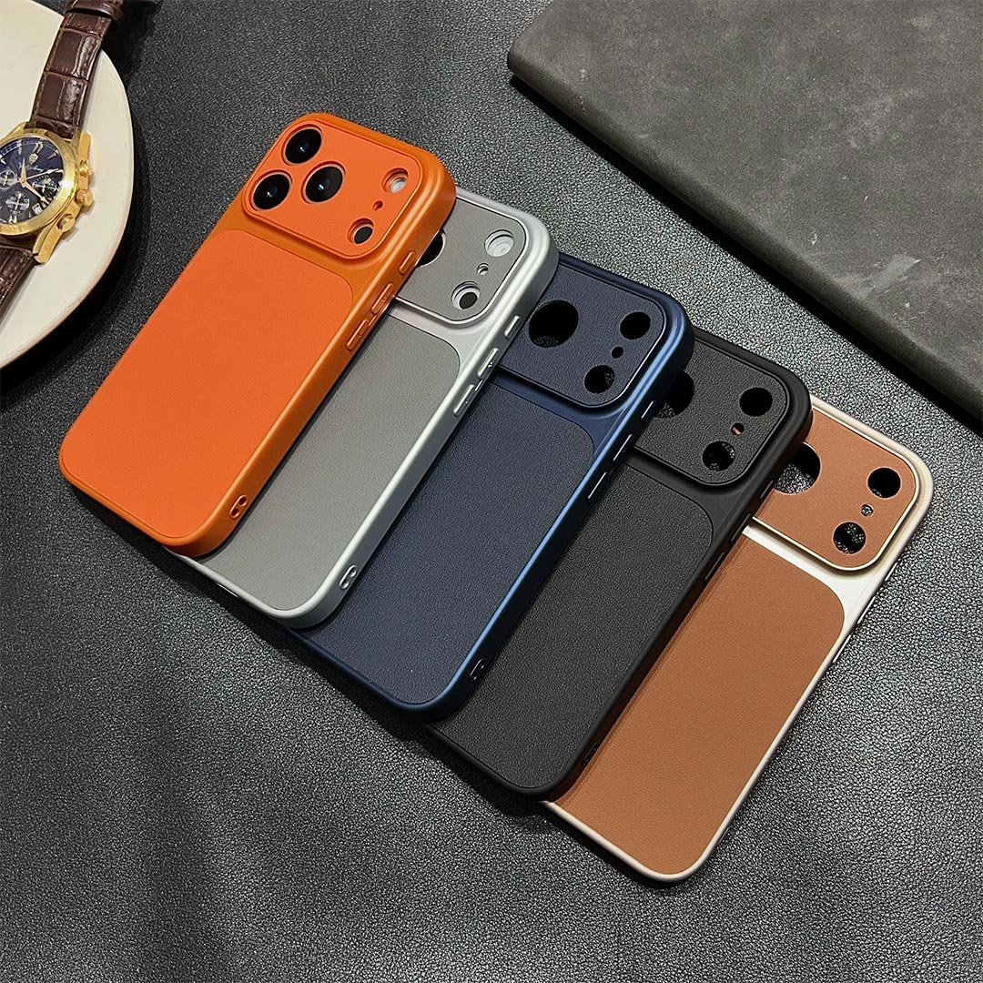 The Leather Inlay iPhone Case