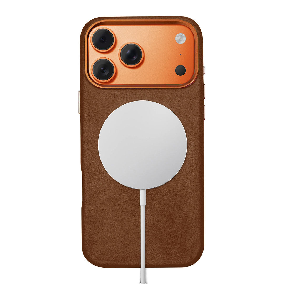 Fireside Glow Suede Magsafe iPhone Case