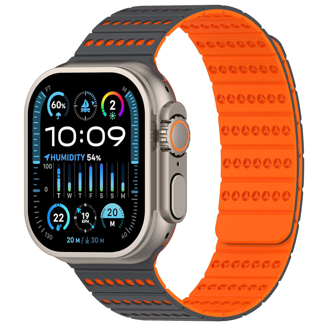 Honeycomb Silicone Magnetic Apple Watch Band