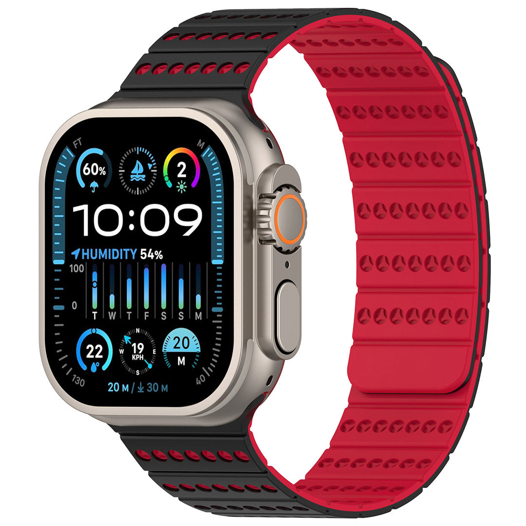 Honeycomb Silicone Magnetic Apple Watch Band