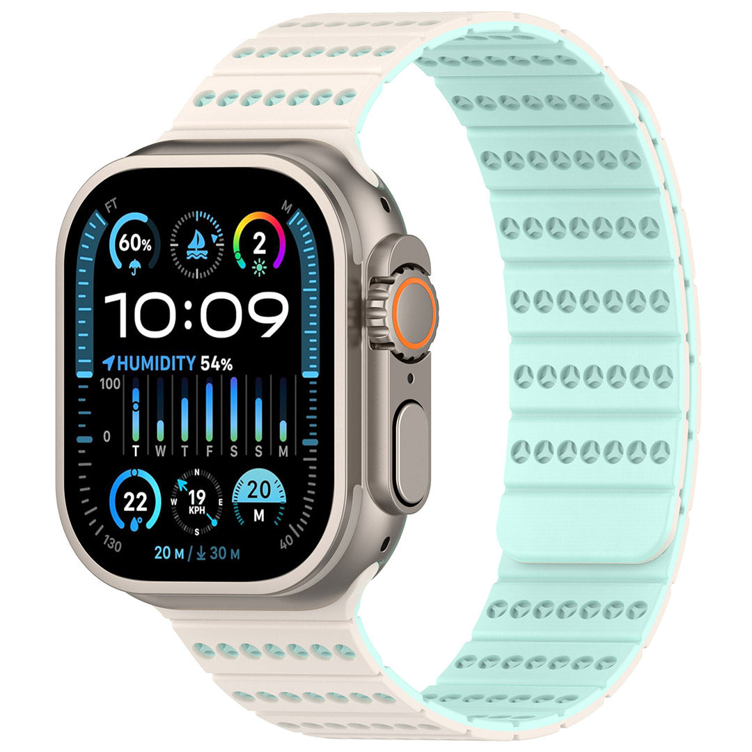 Honeycomb Silicone Magnetic Apple Watch Band