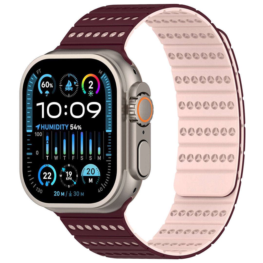 Honeycomb Silicone Magnetic Apple Watch Band