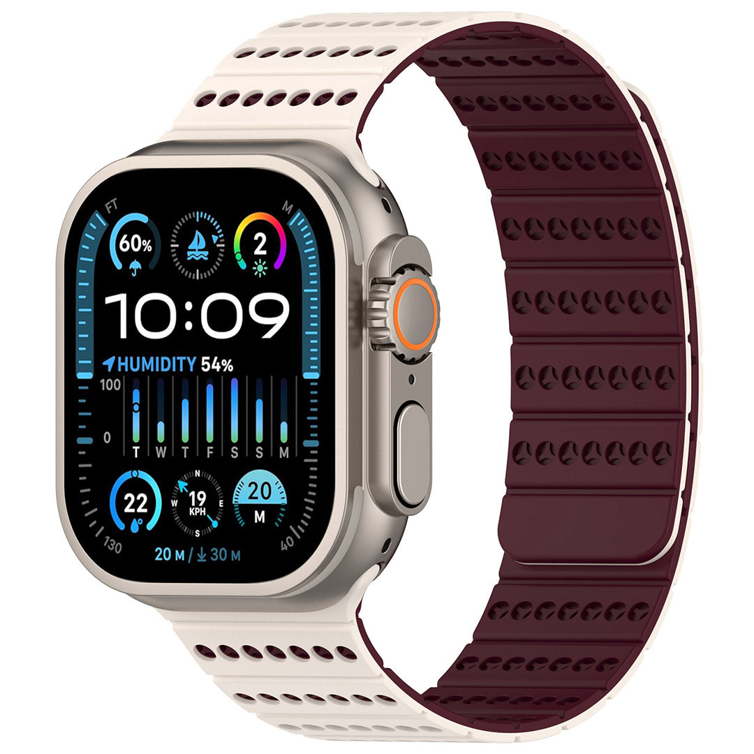 Honeycomb Silicone Magnetic Apple Watch Band