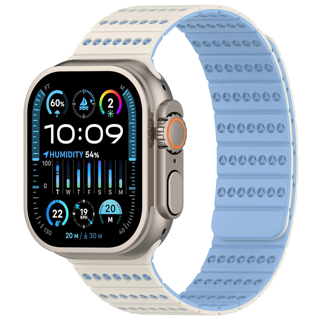 Honeycomb Silicone Magnetic Apple Watch Band
