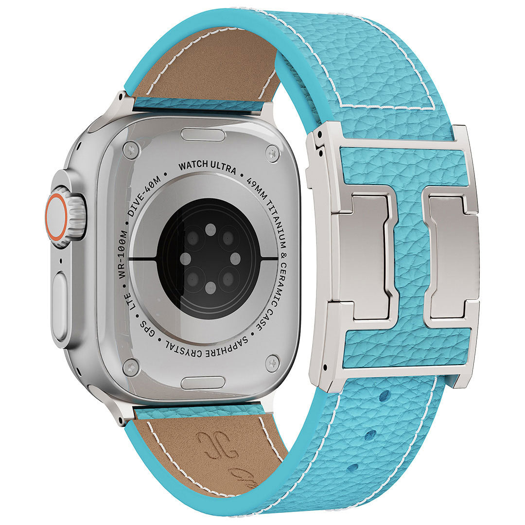 Lychee Leather Band For Apple Watch