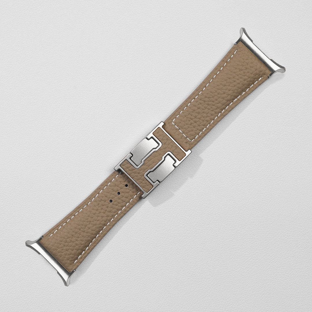 Pebbled Leather Holiday Band For Samsung Galaxy Watch Ultra