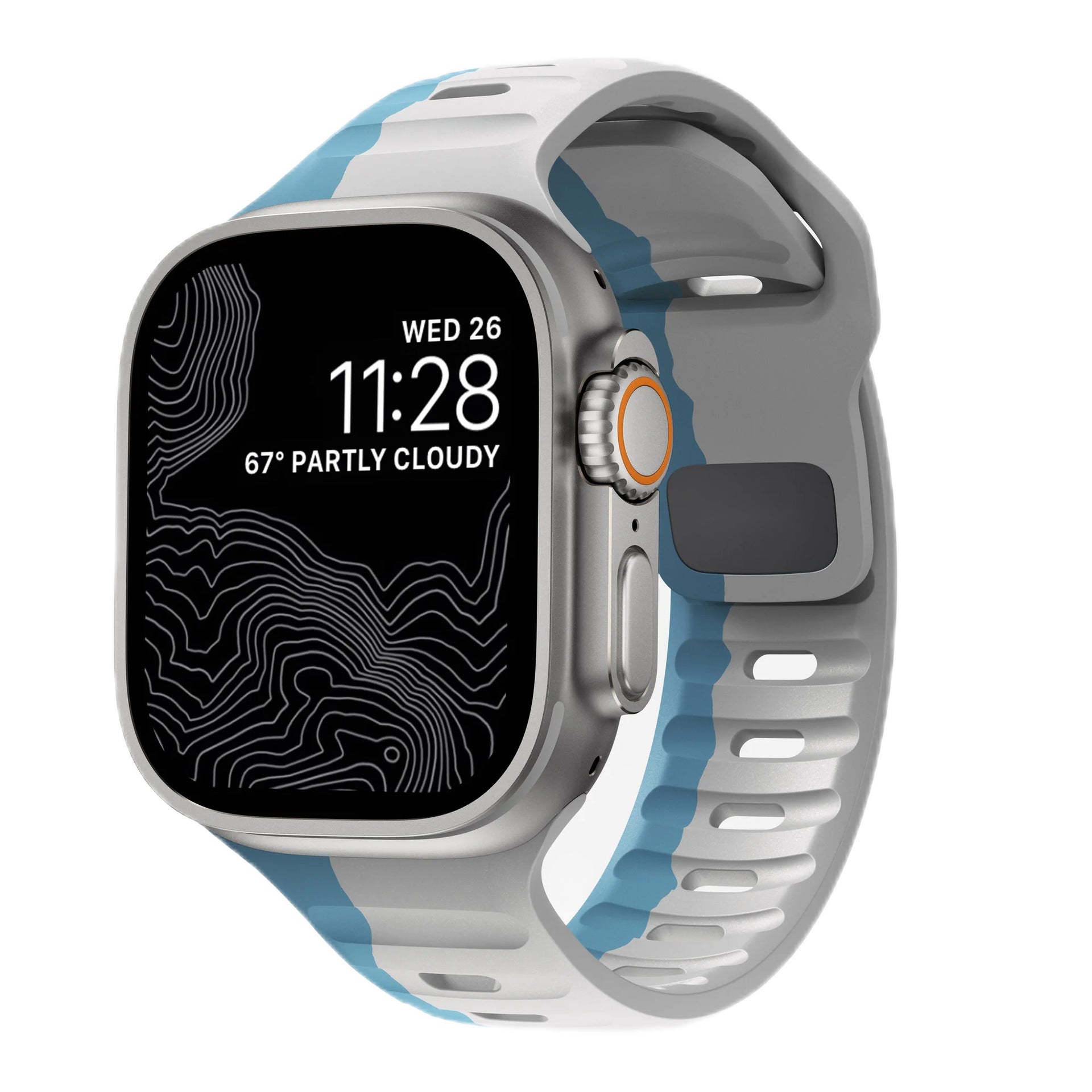 Colorblock Silicone Band