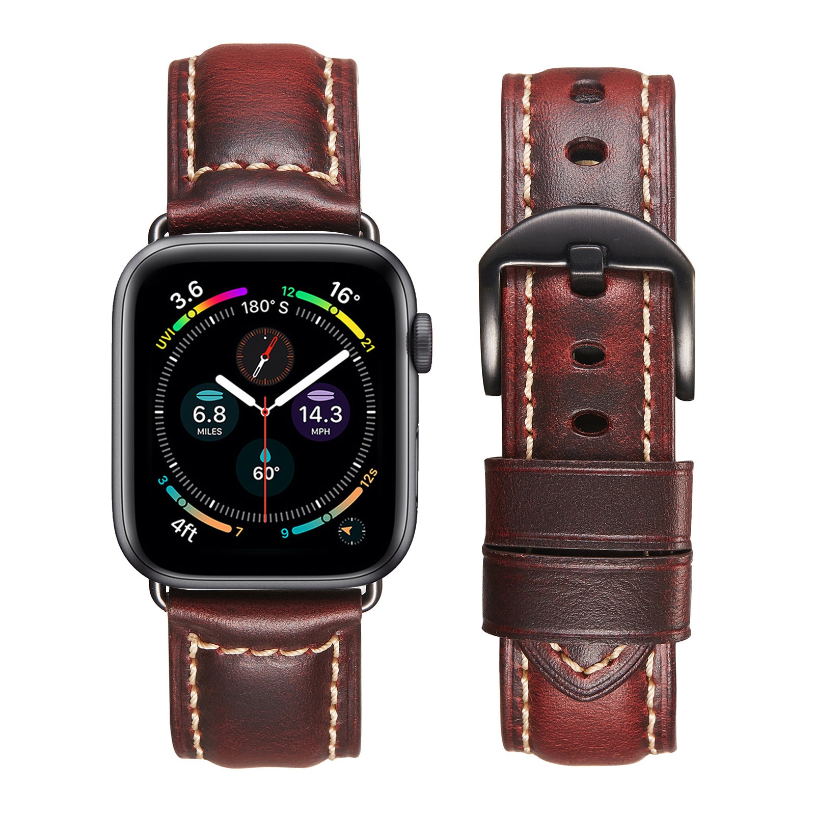 Vintage Waxed Leather Strap