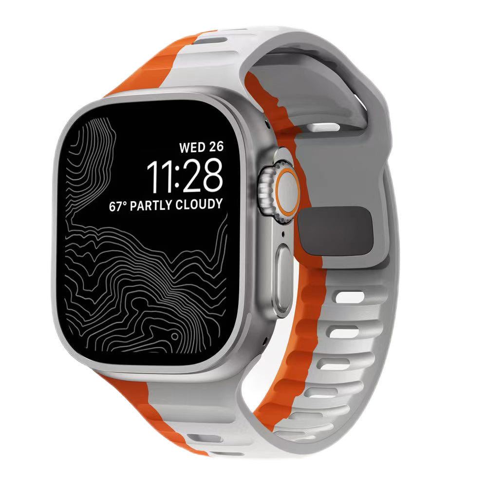 Colorblock Silicone Band