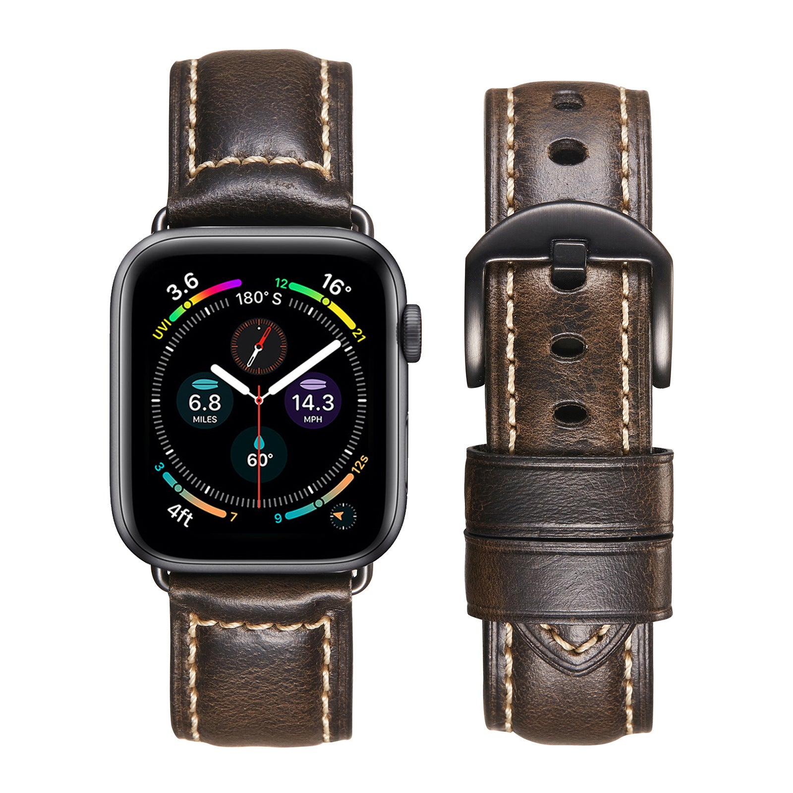 Vintage Waxed Leather Strap