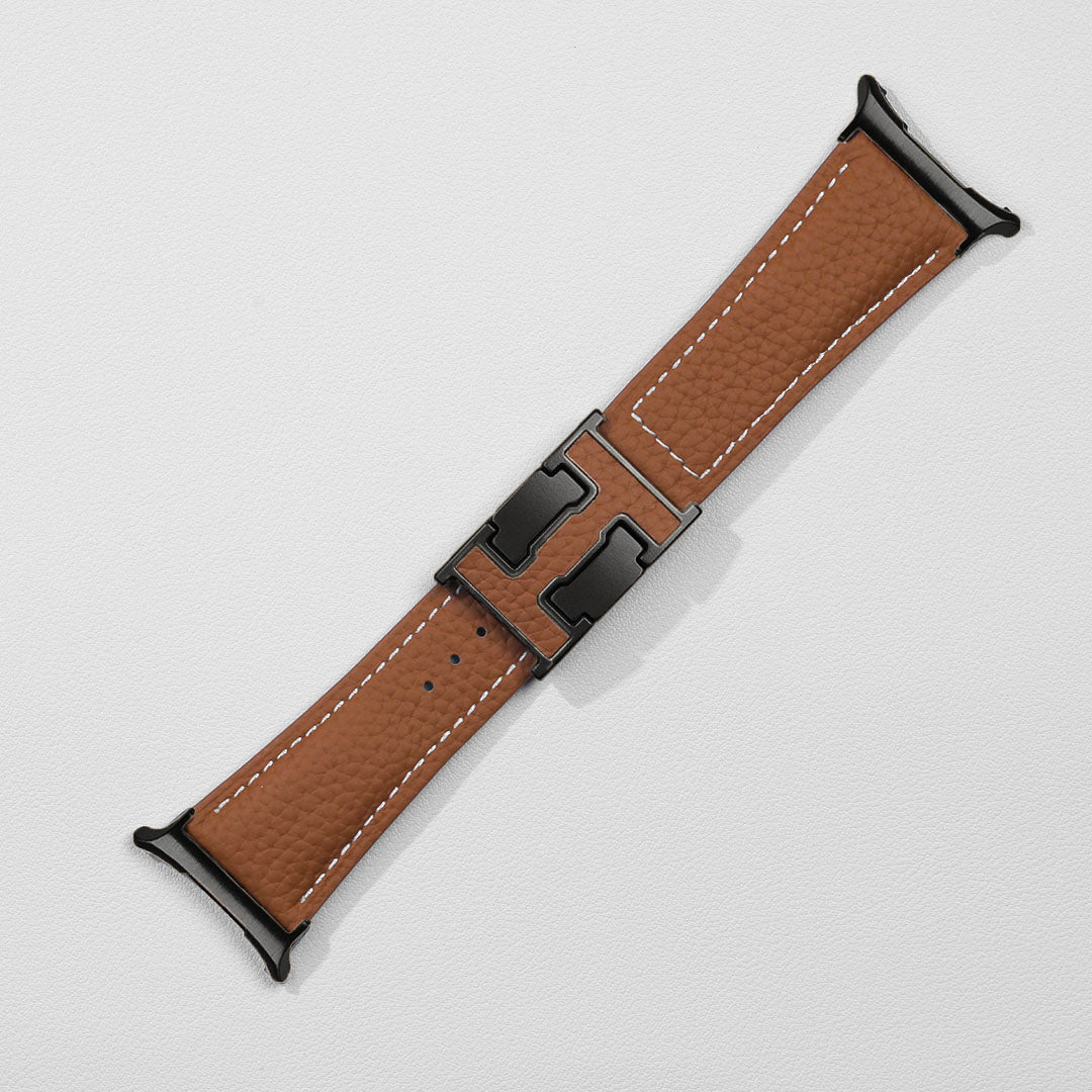 Pebbled Leather Holiday Band For Samsung Galaxy Watch Ultra
