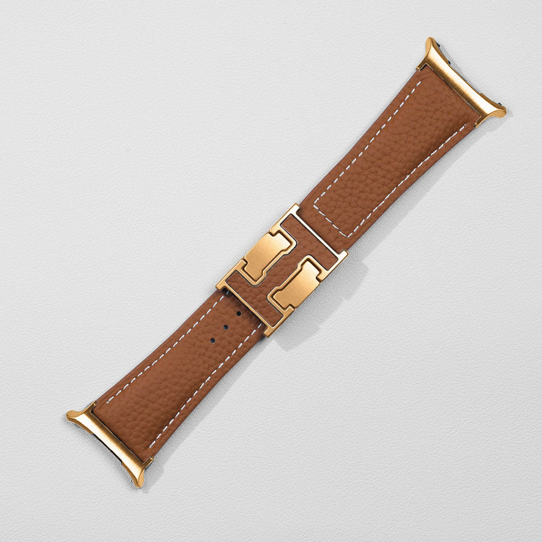Pebbled Leather Holiday Band For Samsung Galaxy Watch Ultra