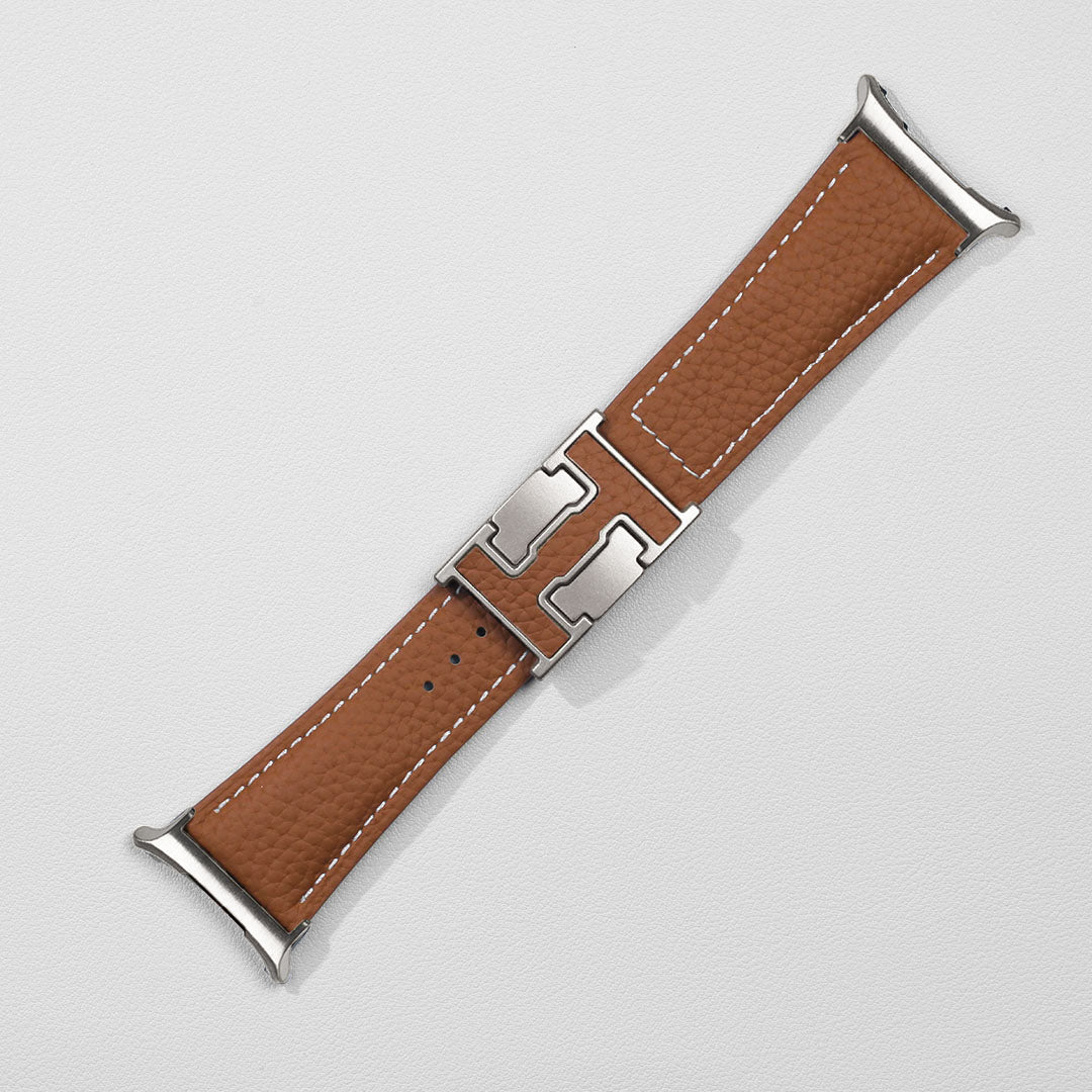 Pebbled Leather Holiday Band For Samsung Galaxy Watch Ultra