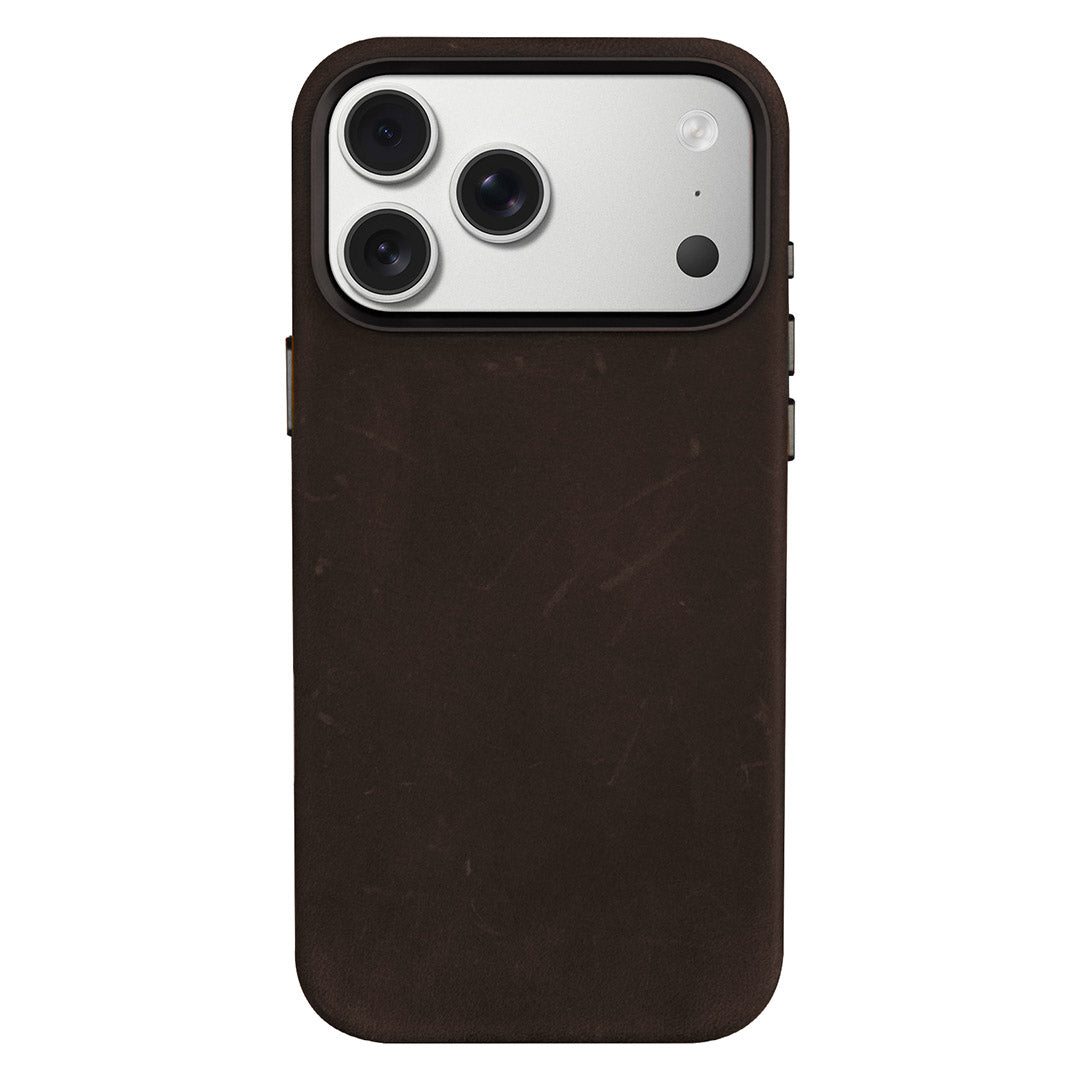 Distressed Leather MagSafe Case for iPhone