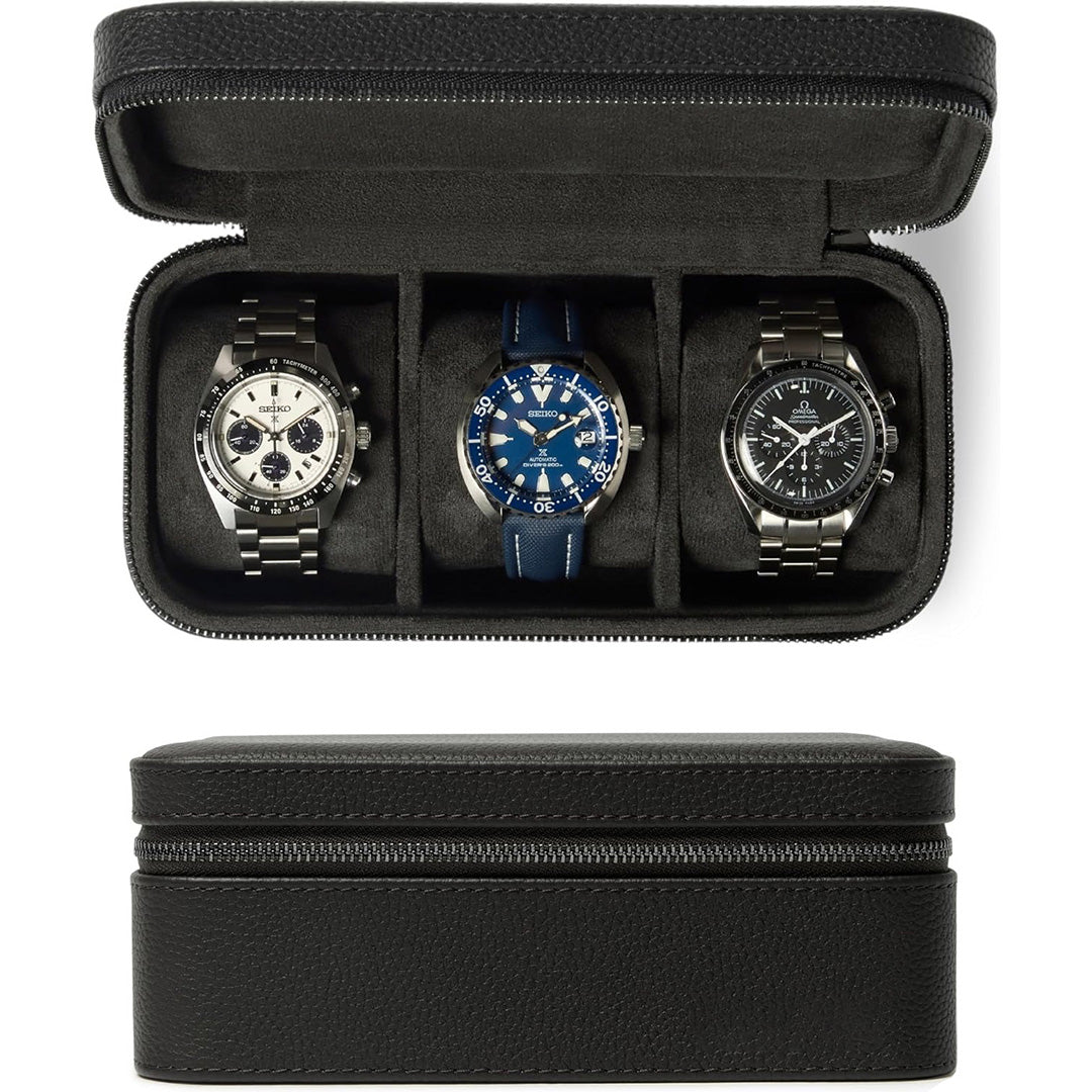 Luxury Leather Watch Travel Case