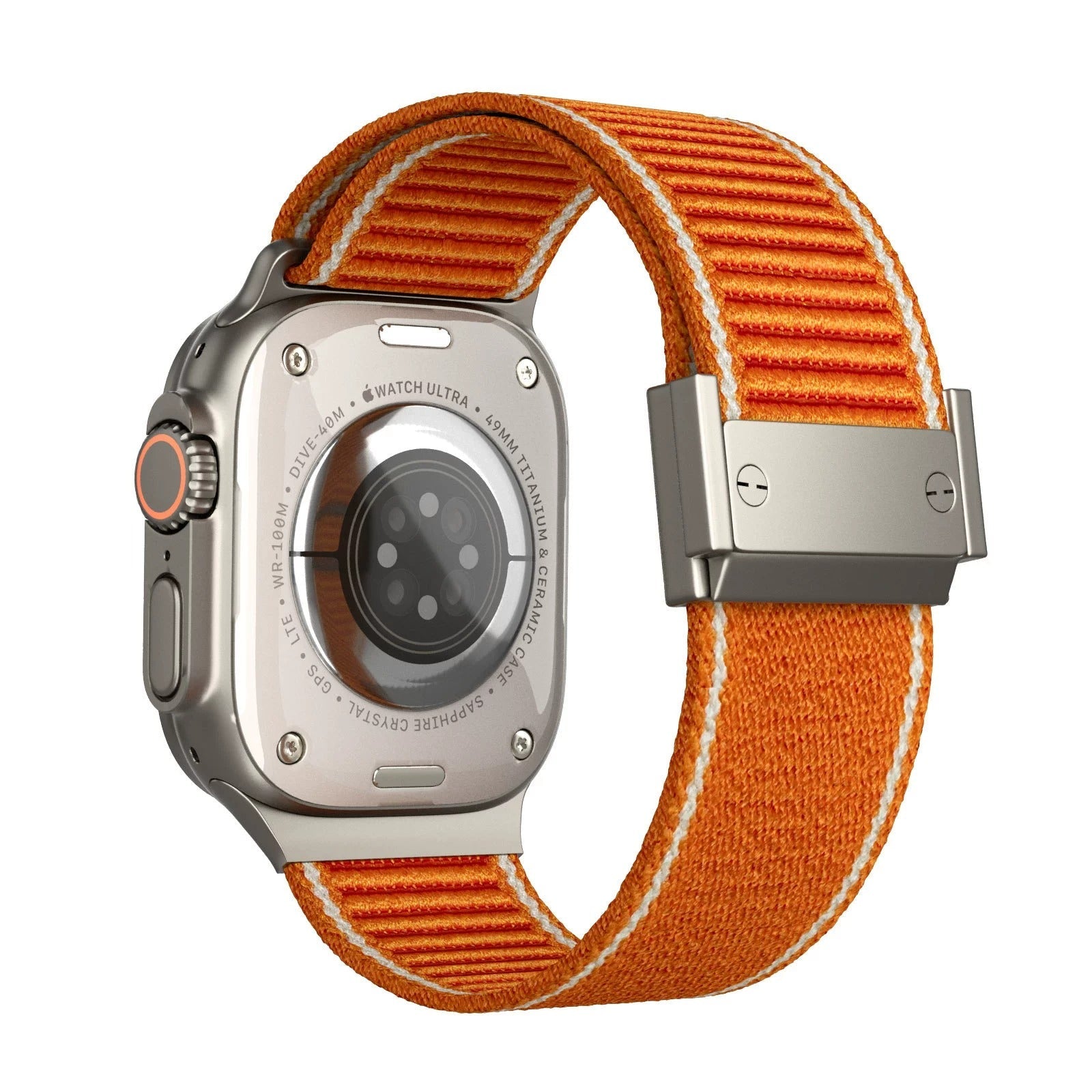 Nylon Braided Magnetic Buckle Band for Apple Watch