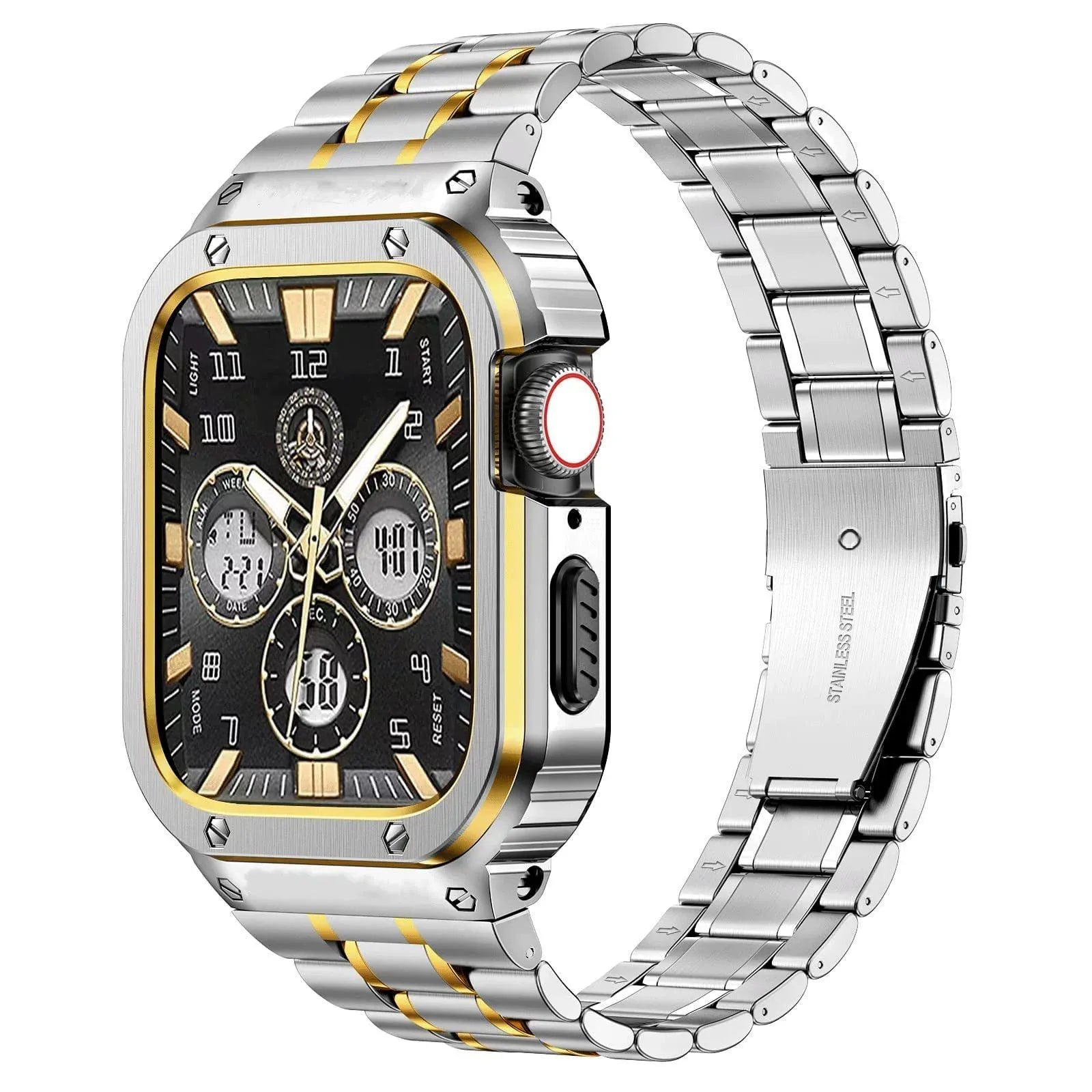 Rugged Stainless Steel Retrofit Kit For Apple Watch