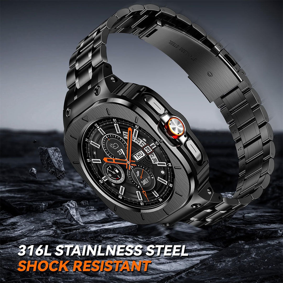 Rugged Stainless Steel Retrofit Kit For Galaxy Watch Ultra
