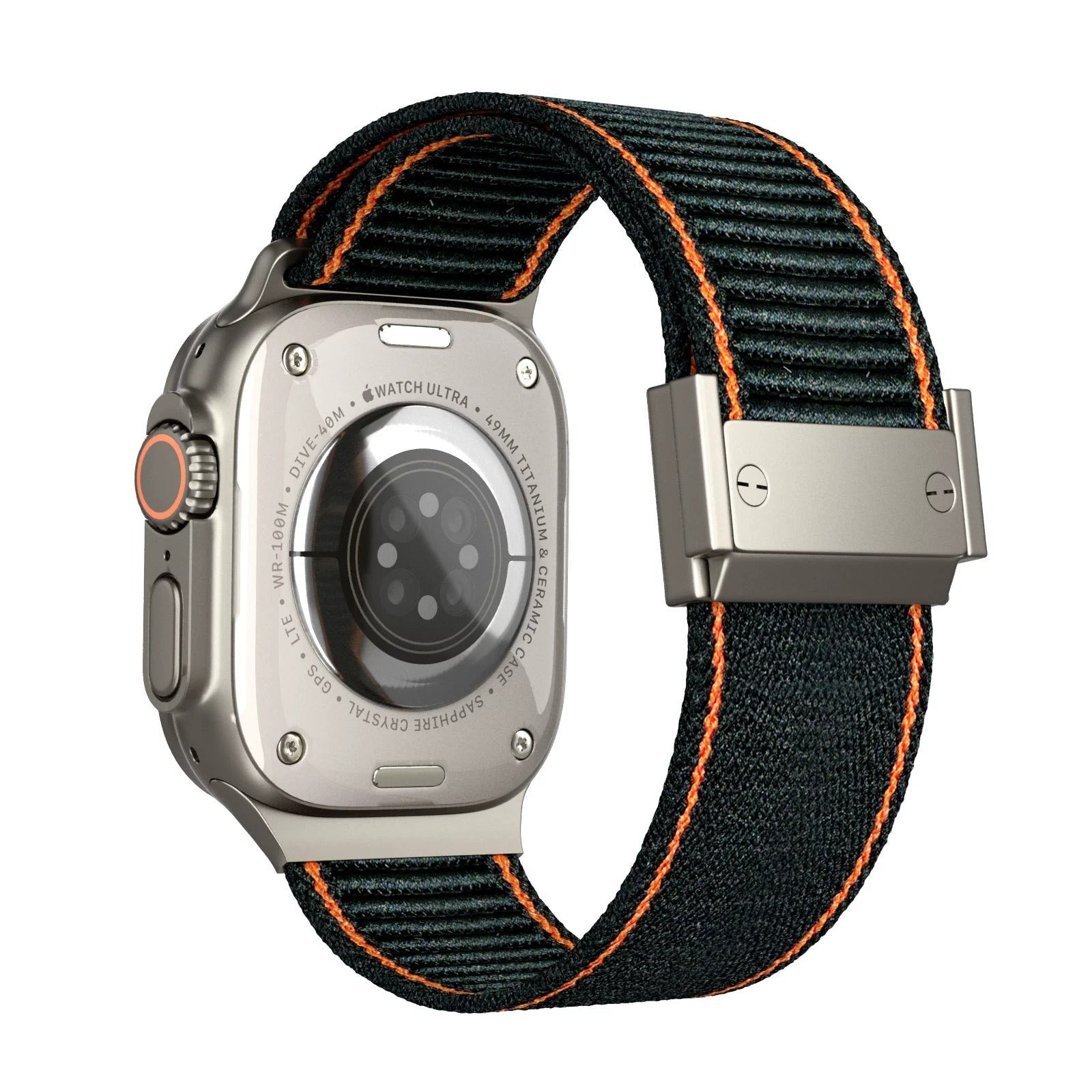 Nylon Braided Magnetic Buckle Band for Apple Watch