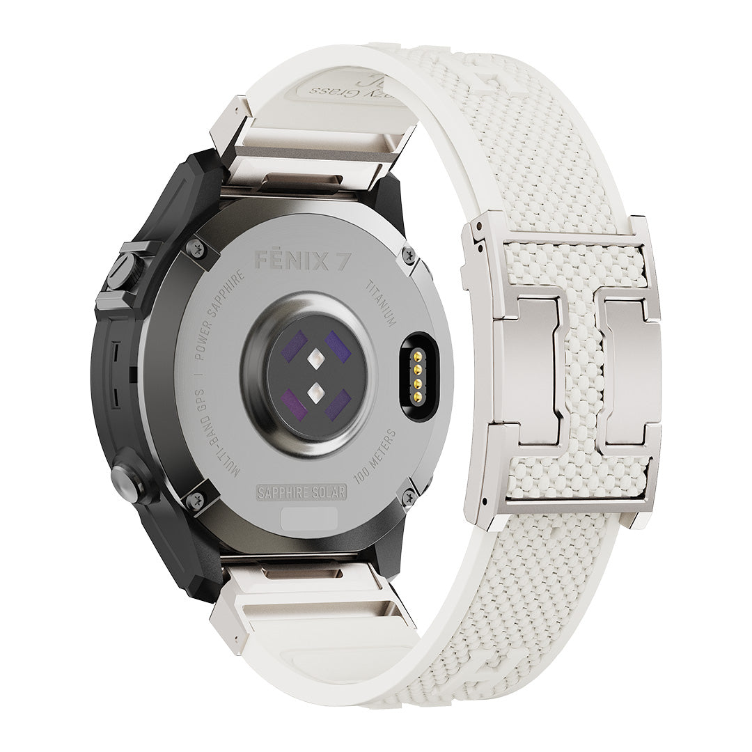 Holiday Weave Silicone Band For Garmin Watch