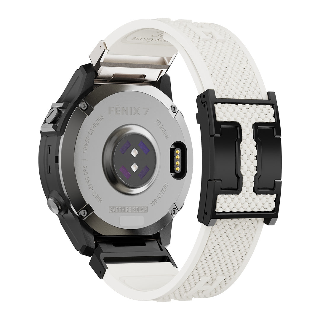 Holiday Weave Silicone Band For Garmin Watch