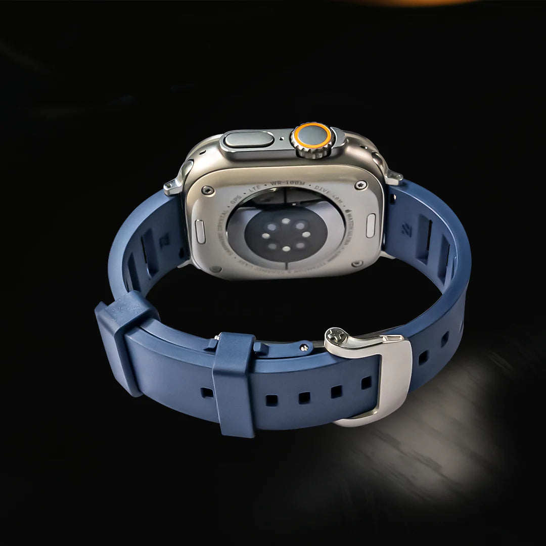 Luxury RM Fluororubber Butterfly Buckle Band