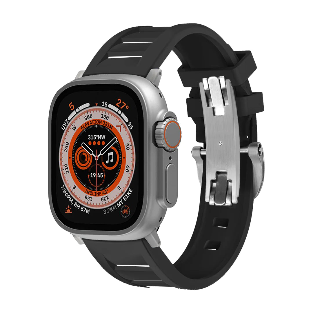 Luxury RM Fluororubber Butterfly Buckle Band