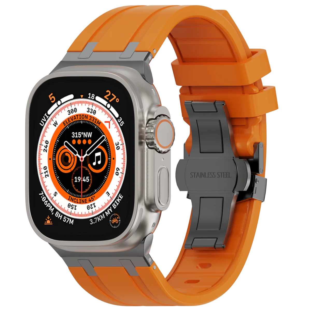 Luxury AP Butterfly Buckle Silicone Band