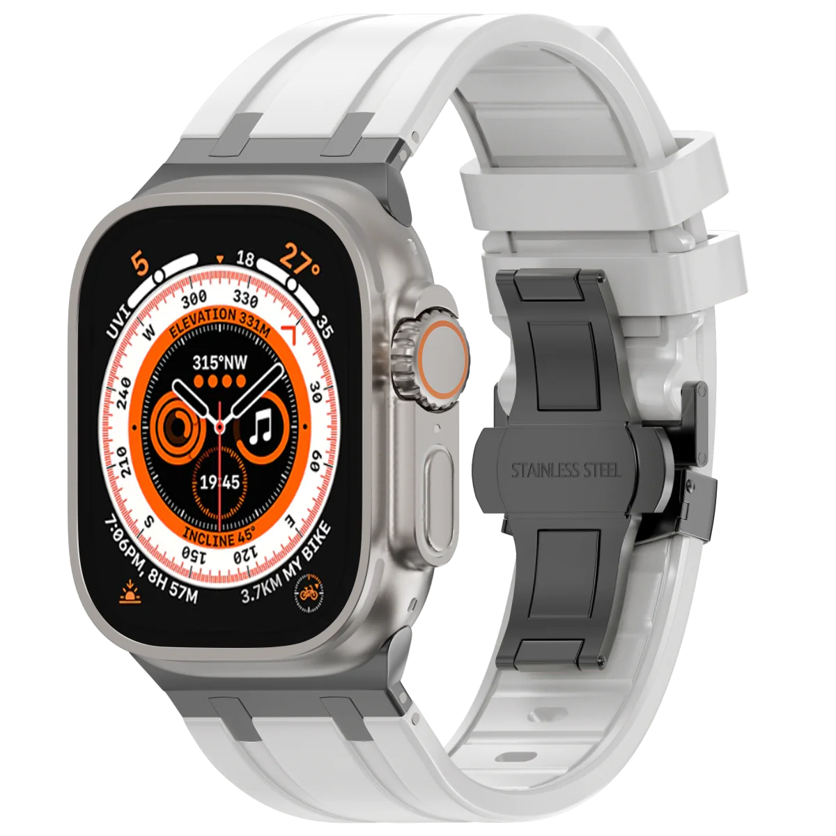 Luxury AP Butterfly Buckle Silicone Band