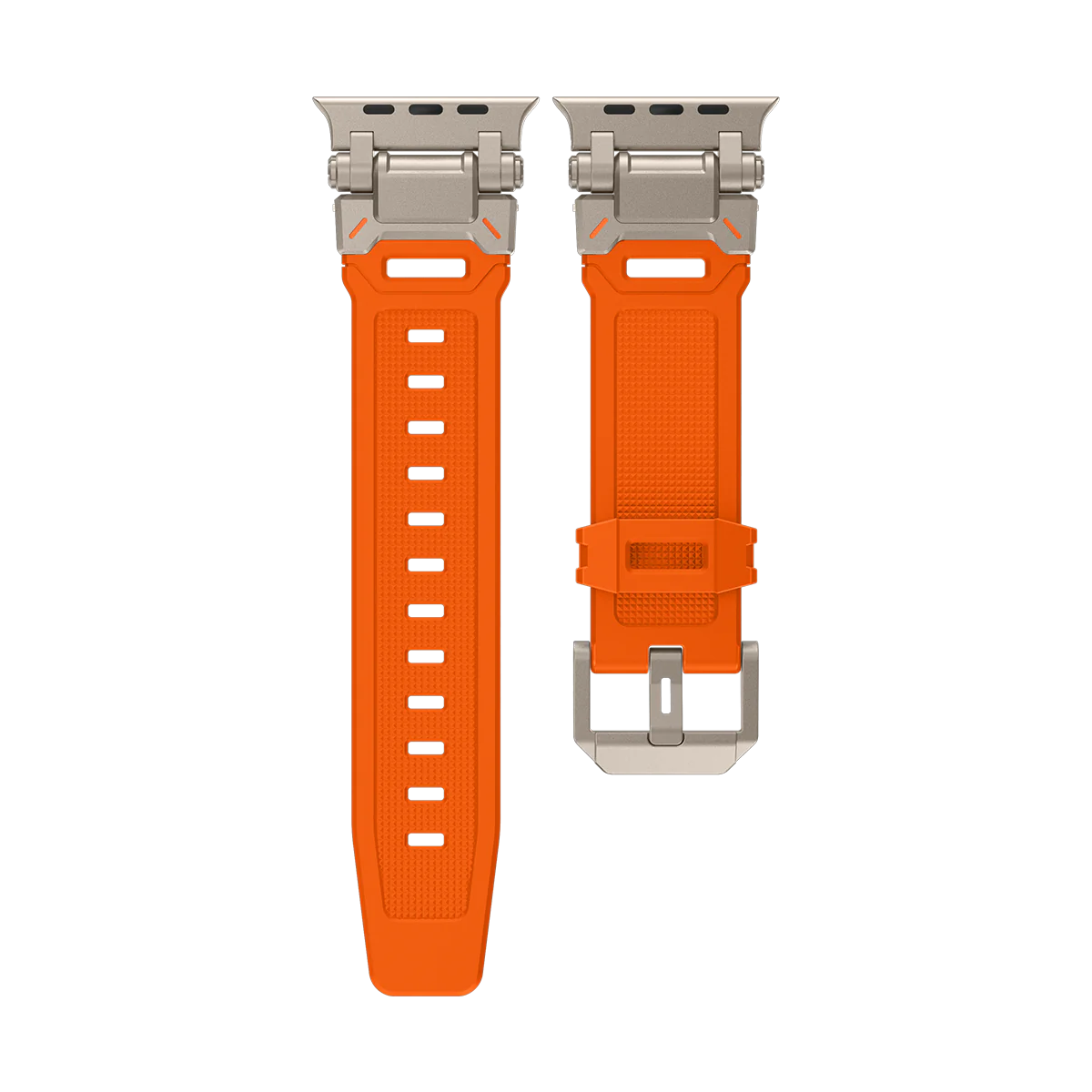 #Color_Titanium-Orange Band