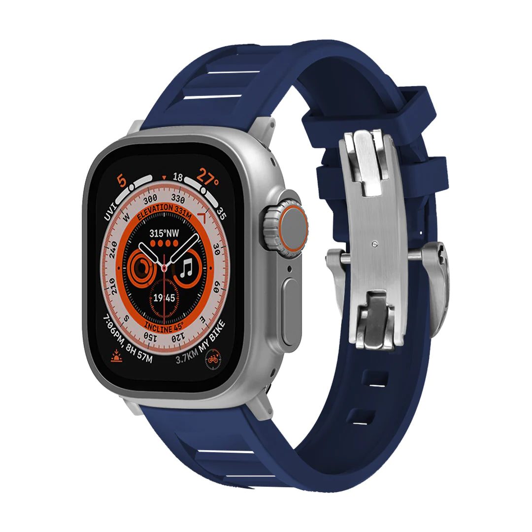 Luxury RM Fluororubber Butterfly Buckle Band